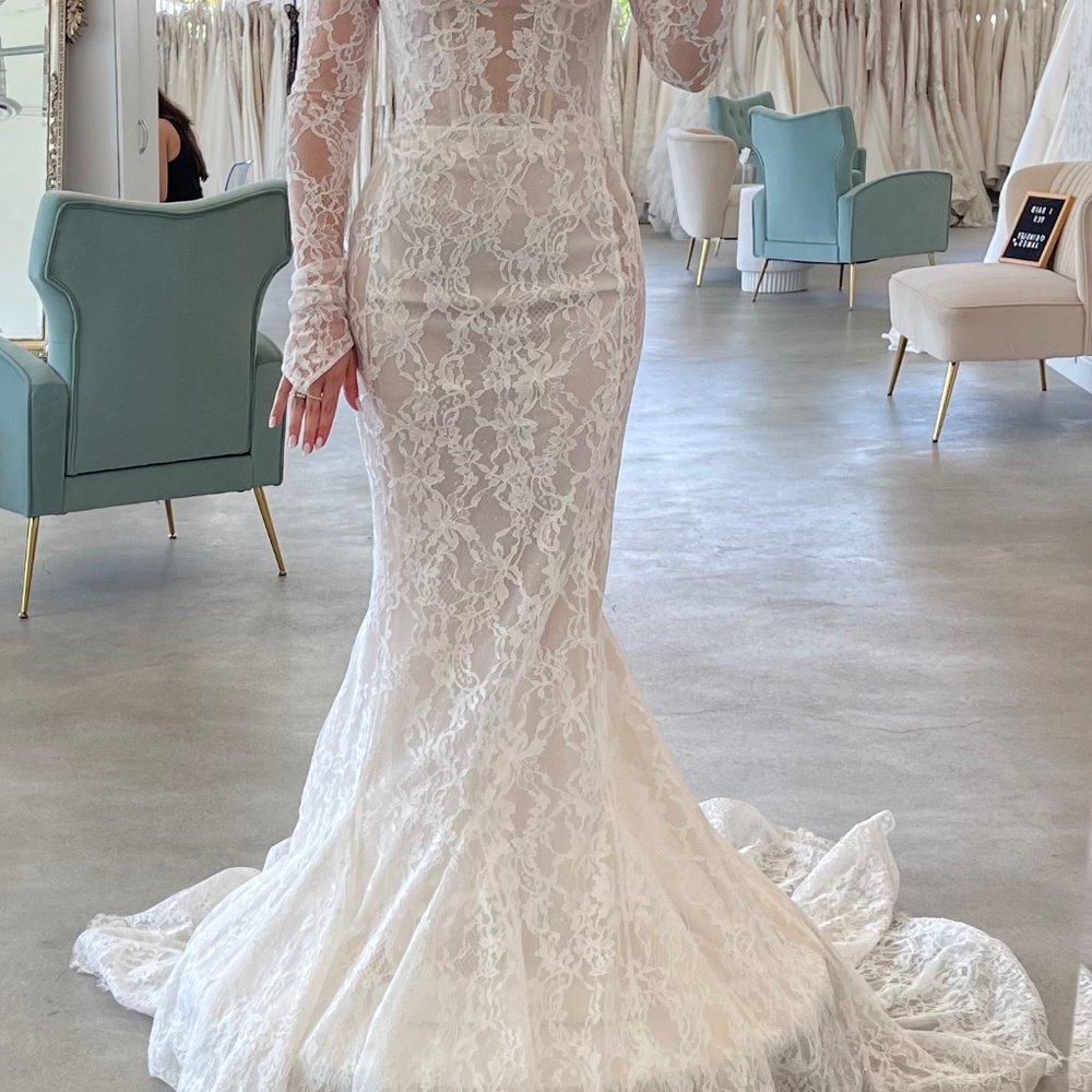 Lee Petra Grebenau Wedding Dress Mermaid Ivory